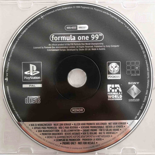 PS1: Formula One 99 (Brukt) Promo [A]