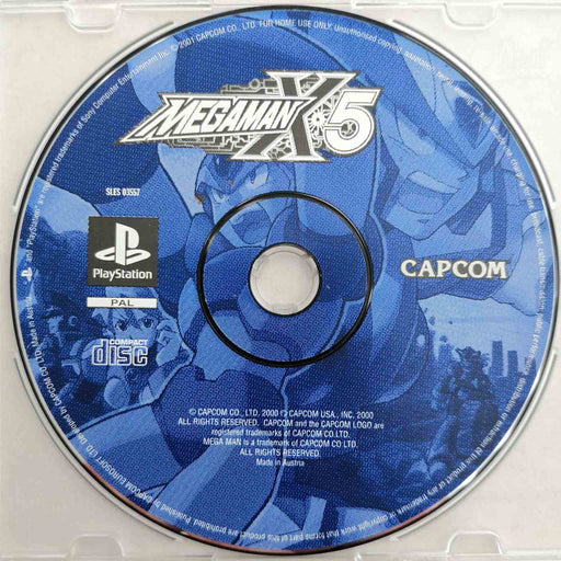 Erstatningsdisk: Mega Man X5 [PS1] (Brukt)