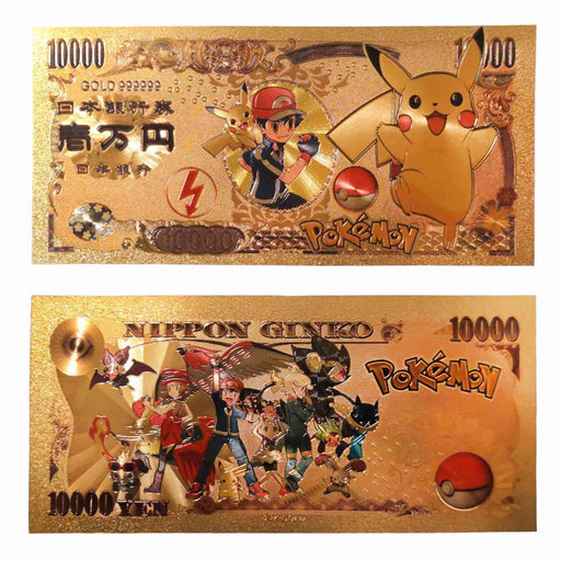 Samleseddel: Pokémon-pengeseddel - Ash og Pikachu