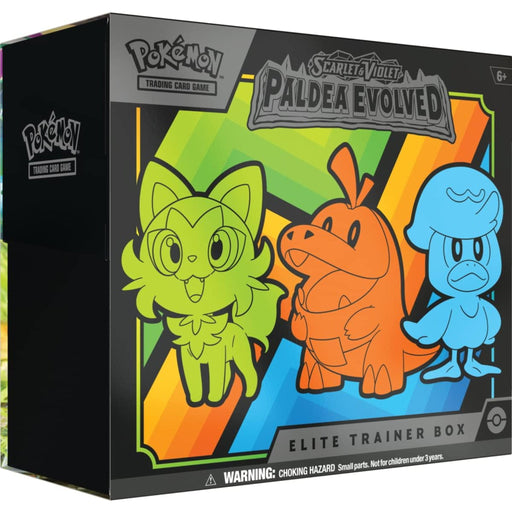 Pokémon TCG-kort: Scarlet & Violet 2 Paldea Evolved - Elite Trainer Box
