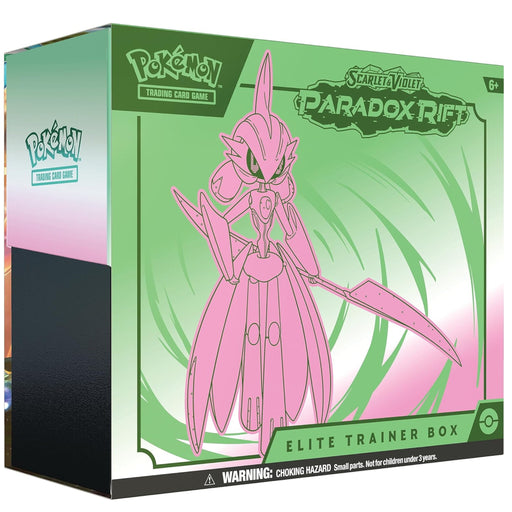 Pokémon TCG-kort: Scarlet & Violet 4 Paradox Rift - Elite Trainer Box Iron Valiant