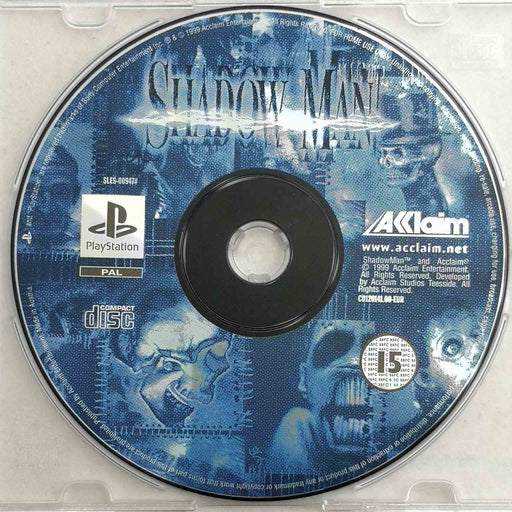 Erstatningsdisk: Shadow Man [PS1] (Brukt)