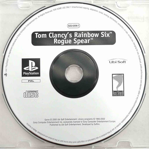 Erstatningsdisk: Tom Clancy's Rainbow Six - Rogue Spear [PS1] (Brukt)