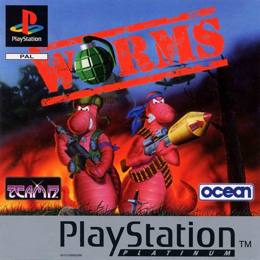 PS1: Worms (Brukt) Platinum [B+ A- B]