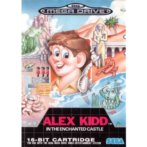 Sega Mega Drive: Alex Kidd in the Enchanted Castle (Brukt) Komplett [A-/A-/A]