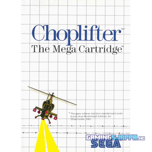 Sega Master System: Choplifter (Brukt)