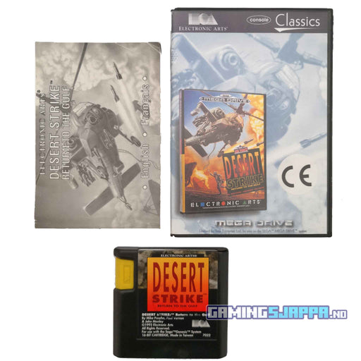 Sega Mega Drive: Desert Strike - Return to the Gulf (Brukt) Console Classics komplett [A-]