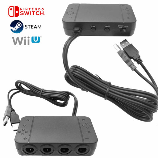 GameCube-kontrolladapter med turbo til Switch/Wii U/PC [Honson]