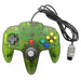 Kontroll til Nintendo 64 - Farget N64-kontroller gjennomsiktig (tredjepart) Mørkegrønn