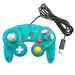 Kontroll til Nintendo GameCube - Farget NGC-kontroller gjennomsiktig (tredjepart) Turkis