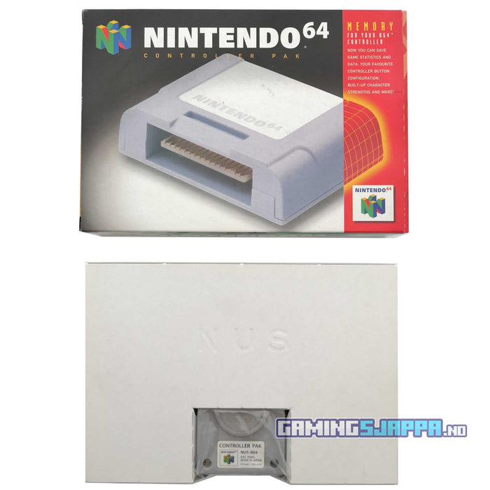 Originalt N64 Controller Pak-minnekort til Nintendo 64 (Brukt) Mangler manual