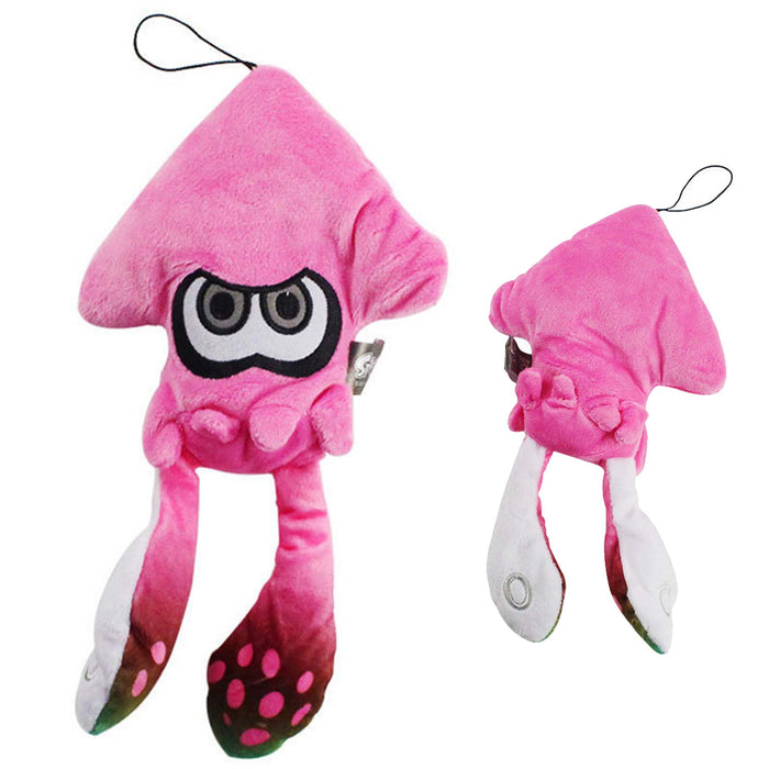 Plushbamse: Splatoon - Inkling Squid i forskjellige farger (25cm) Rosa