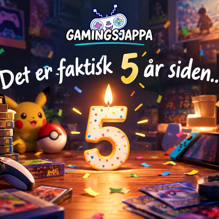 🎮I dag er det faktisk 5 år siden eventyret startet!