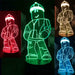 3D LED-lamper med spillmotiv: PlayStation | Zelda | Mario | Fortnite | Roblox Roblox