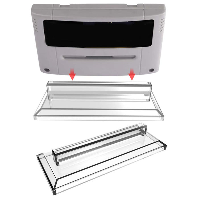 Akrylstand til SNES-spillkassetter