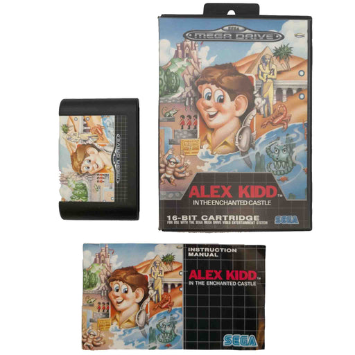 Sega Mega Drive: Alex Kidd in the Enchanted Castle (Brukt)