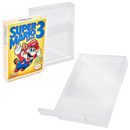 Beskyttelsesboks i hard akryl til komplette NES-spill | Displaybox