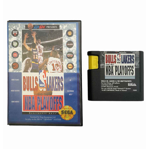 Sega Mega Drive: Bulls vs Lakers NBA Playoff (Brukt)