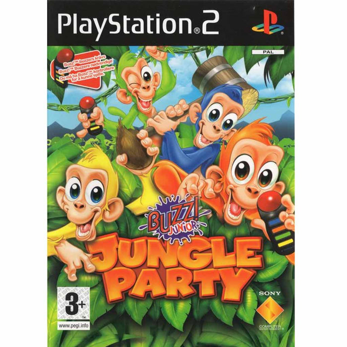 PS2: Buzz! Junior - Jungle Party (Brukt)