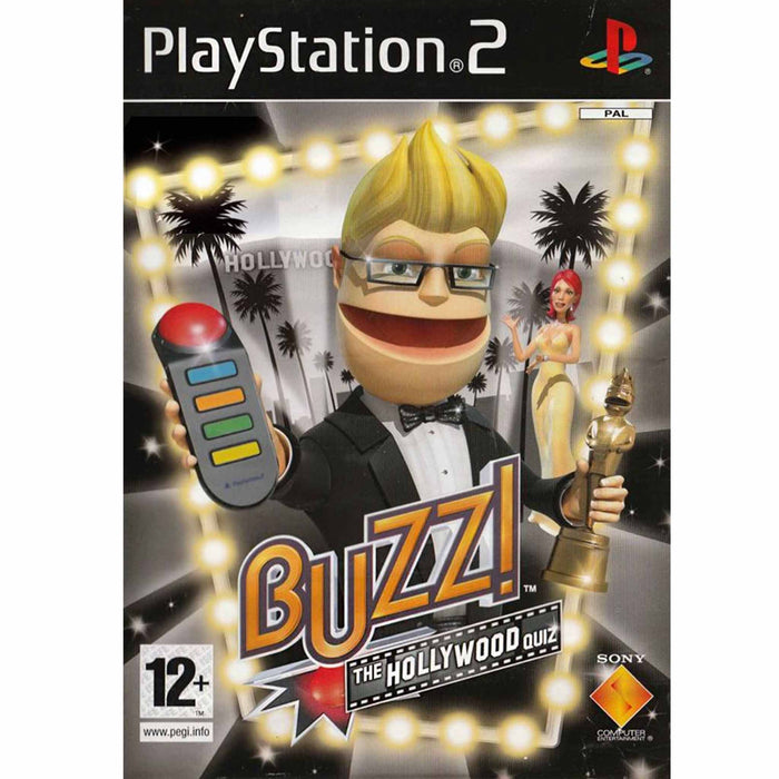 PS2: Buzz! The Hollywood Quiz (Brukt) - Gamingsjappa.no