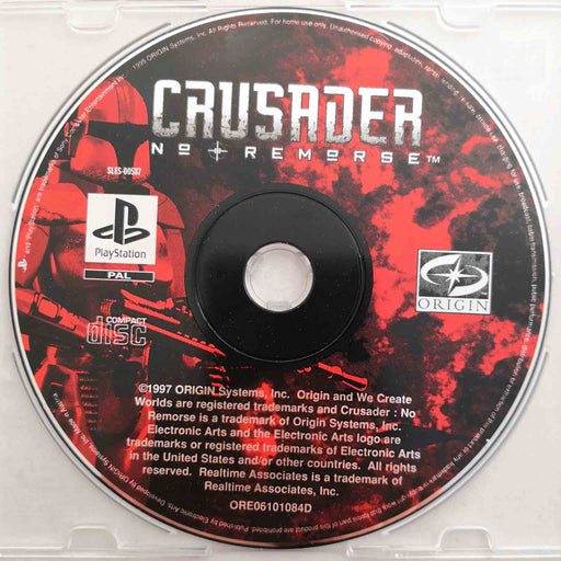Erstatningsdisk: Crusader - No Remorse [PS1] (Brukt)