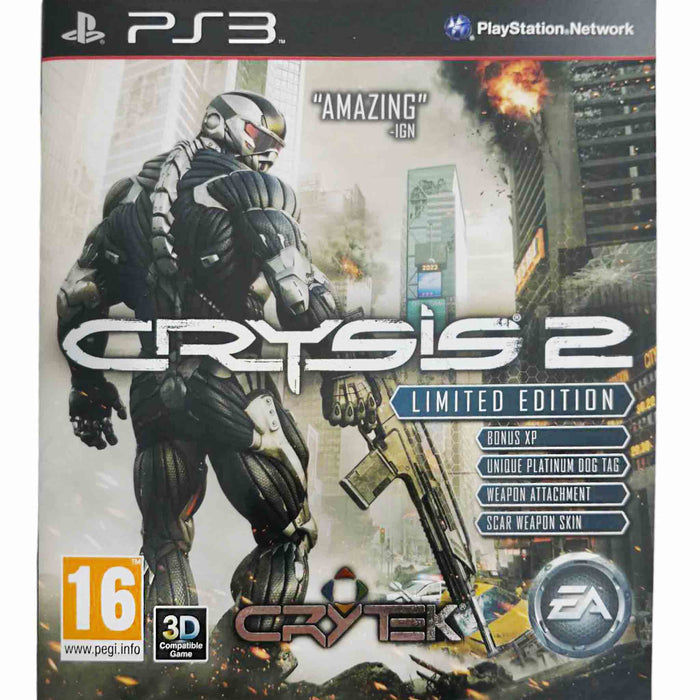 PS3: Crysis 2 (Brukt) Limited Edition [A X A-]