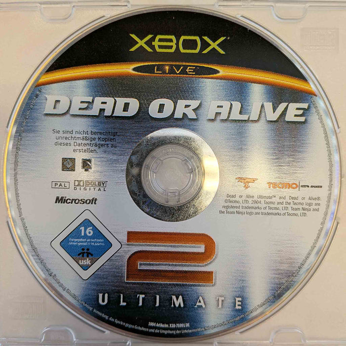 Erstatningsdisk: Dead or Alive 2 Ultimate [Xbox] (Brukt)