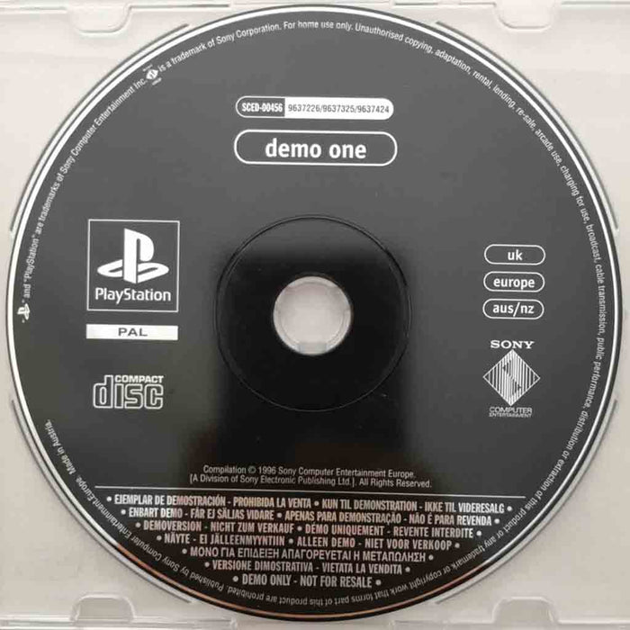 Demodisk: Demo One (R4) [PS1] (Brukt) - Gamingsjappa.no