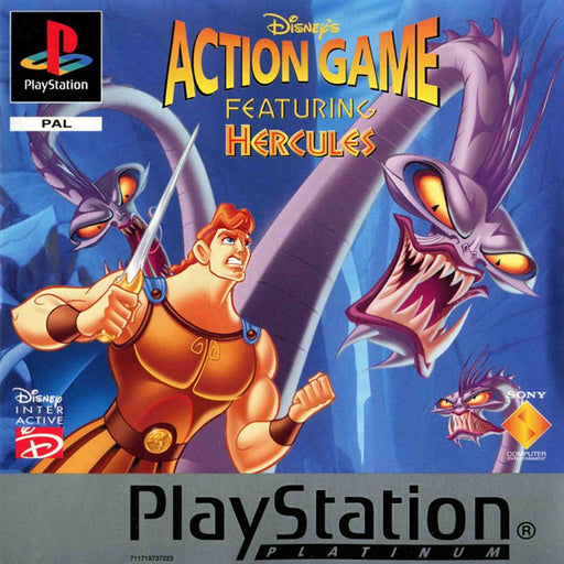 PS1: Disney's Action Game featuring Hercules (Brukt) Platinum [A-]
