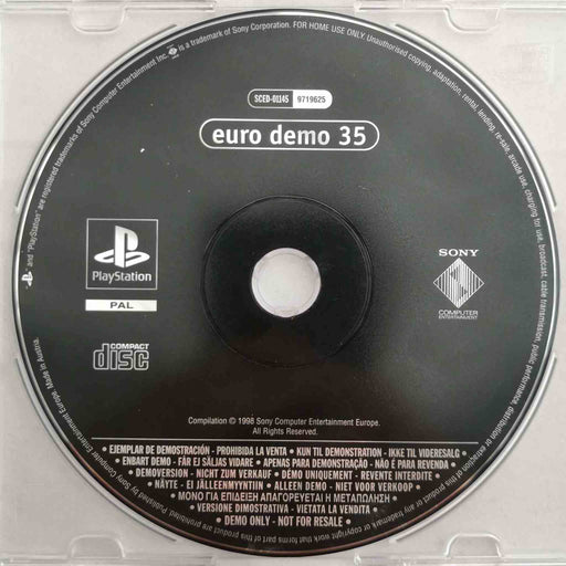 Demodisk: Euro Demo 35 [PS1] (Brukt)