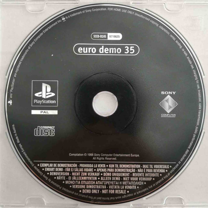 Demodisk: Euro Demo 35 [PS1] (Brukt)
