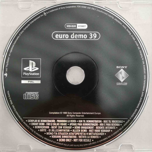 Demodisk: Euro Demo 39 [PS1] (Brukt)
