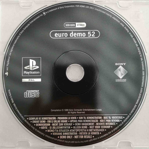 Demodisk: Euro Demo 52 [PS1] (Brukt)