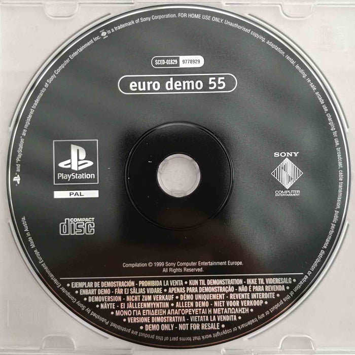 Demodisk: Euro Demo 55 [PS1] (Brukt)