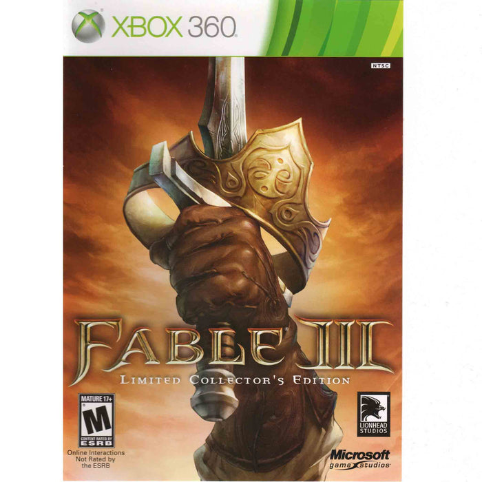 Xbox 360: Fable III [Limited Collector's Edition] [USA] (Brukt)