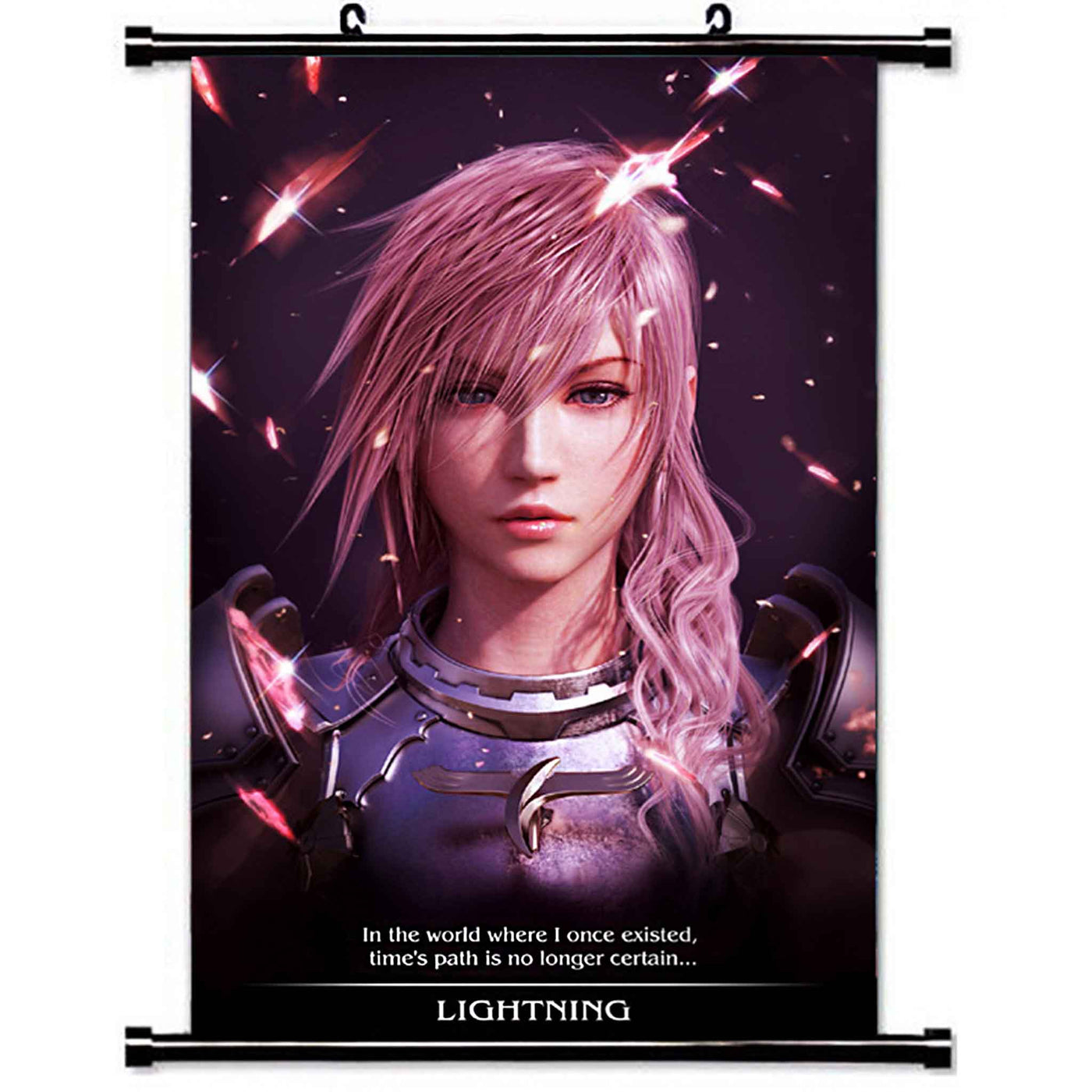 Ff Dissidia Wall Scroll Tøyplakat: Final Fantasy XIII - Lightning | Wall Scroll