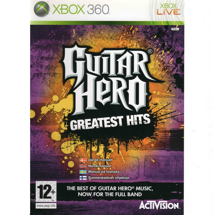 Xbox 360: Guitar Hero - Greatest Hits (Brukt)