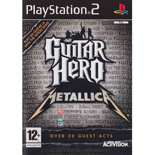 PS2: Guitar Hero - Metallica (Brukt) - Gamingsjappa.no