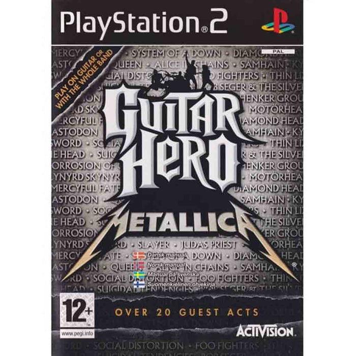 PS2: Guitar Hero - Metallica (Brukt)