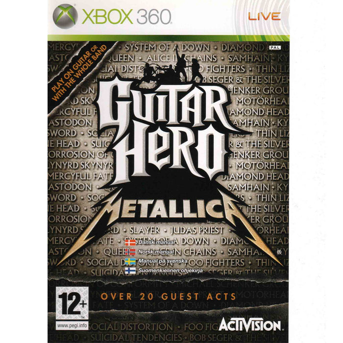 Xbox 360: Guitar Hero - Metallica (Brukt)