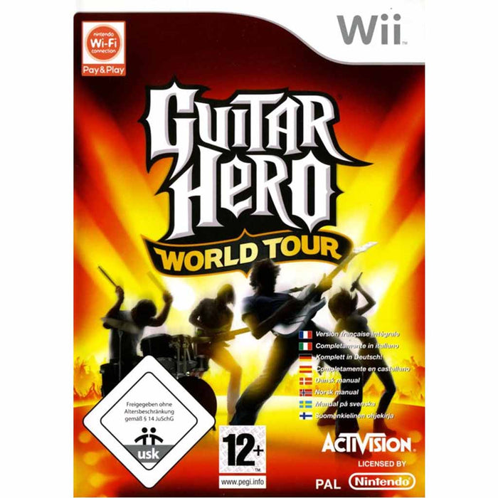 Wii: Guitar Hero - World Tour (Brukt)
