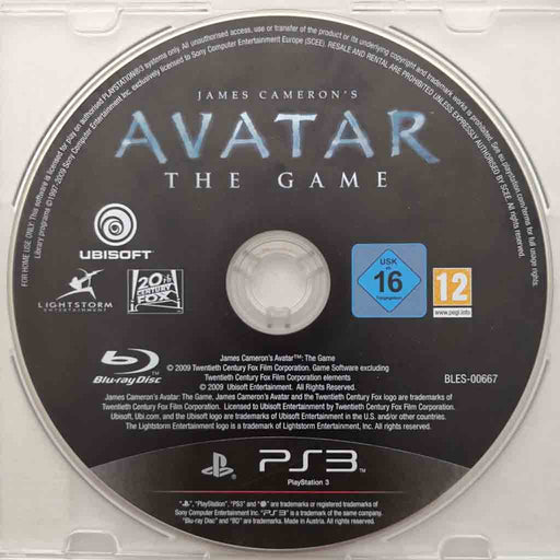 Erstatningsdisk: James Cameron's Avatar - The Game [PS3] (Brukt) - Gamingsjappa.no