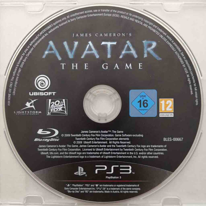 Erstatningsdisk: James Cameron's Avatar - The Game [PS3] (Brukt) - Gamingsjappa.no