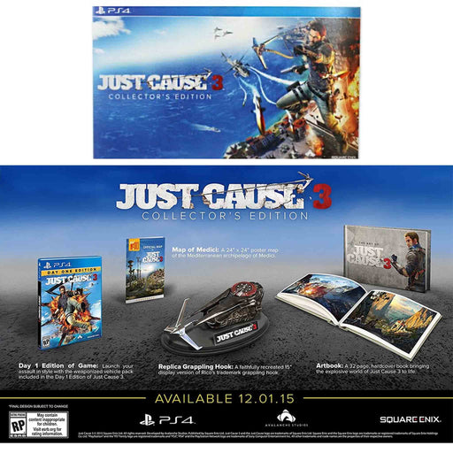 PS4: Just Cause 3 Collector's Edition (Brukt)