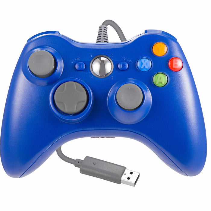 Kablet USB-kontroller til Xbox 360 (tredjepart) Blå