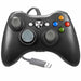 Kablet USB-kontroller til Xbox 360 (tredjepart) Svart