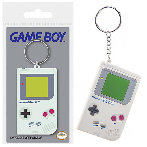 Nøkkelring i PVC: Klassisk Game Boy-konsoll