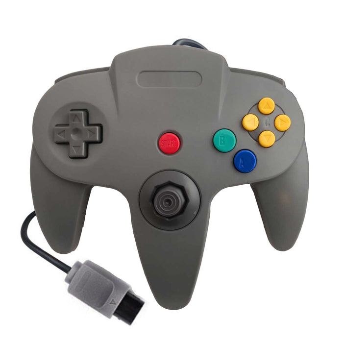 Kontroller til Nintendo 64 - N64 (tredjepart) Mørkegrå