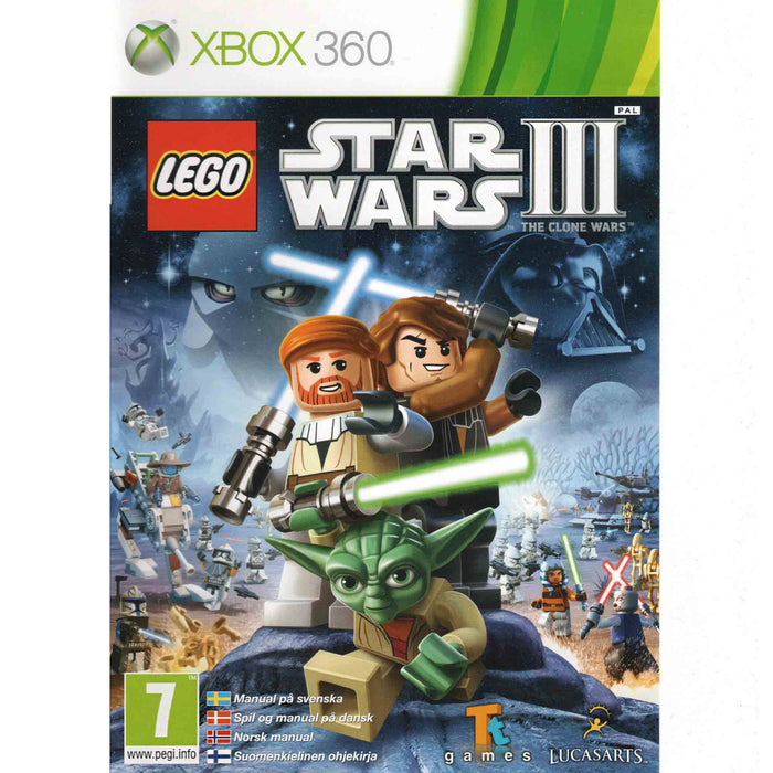 Xbox 360: LEGO Star Wars III - The Clone Wars (Brukt)