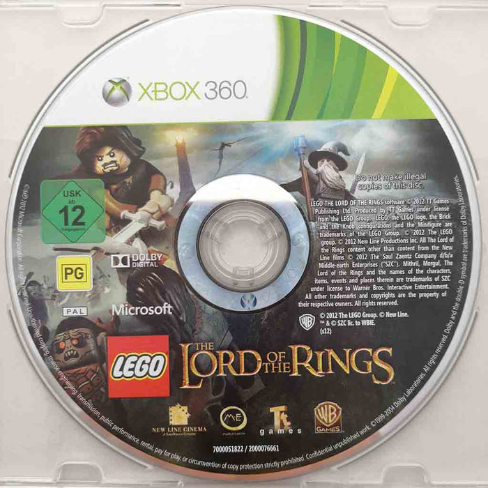 Erstatningsdisk: LEGO The Lord of the Rings [360] (Brukt) - Gamingsjappa.no